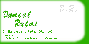 daniel rafai business card